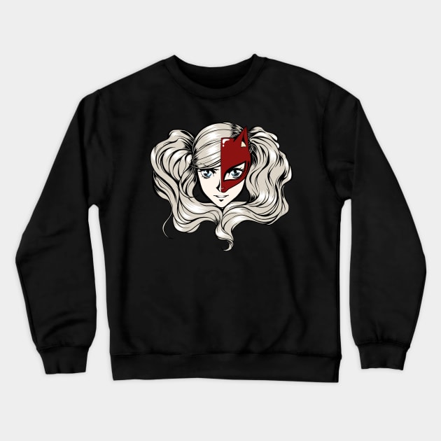 Ann/Panther - Persona 5 Crewneck Sweatshirt by ShaShaRabi